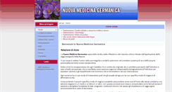 Desktop Screenshot of nuovamedicinagermanica.it