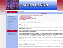 Tablet Screenshot of nuovamedicinagermanica.it